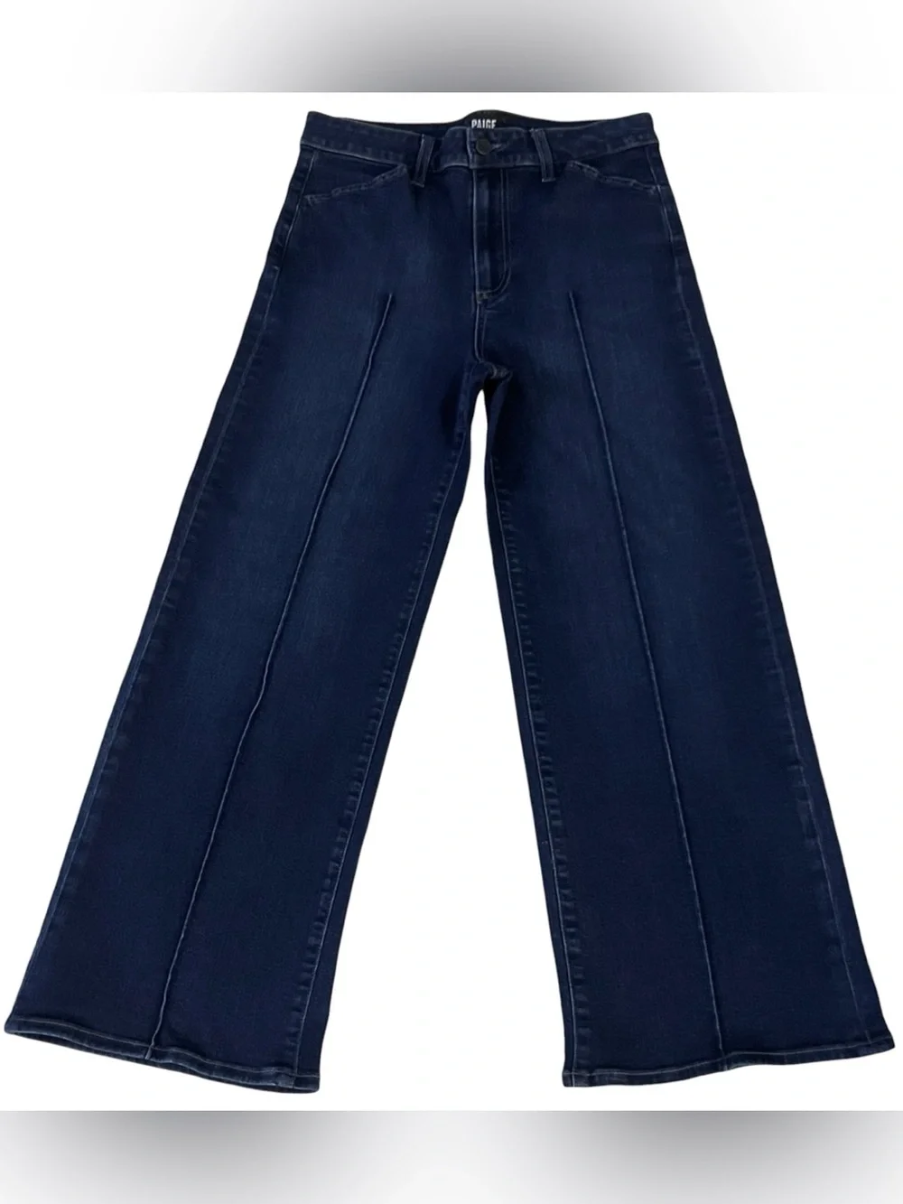 PAIGE Anessa Wide Leg Jeans, Size 28 - Picture 3 of 14
